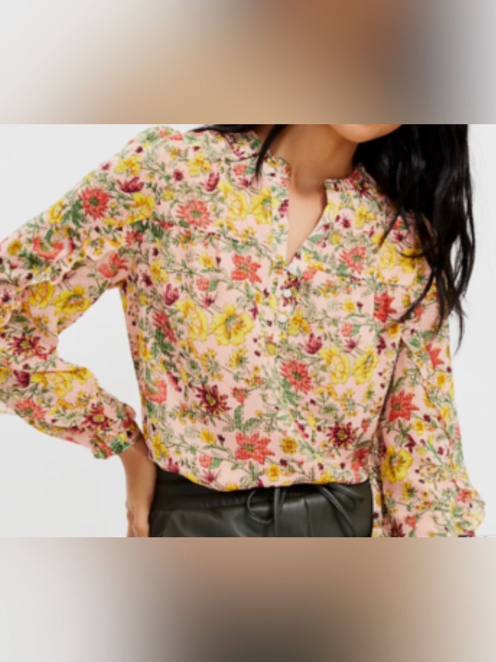 Loft Floral Blouse